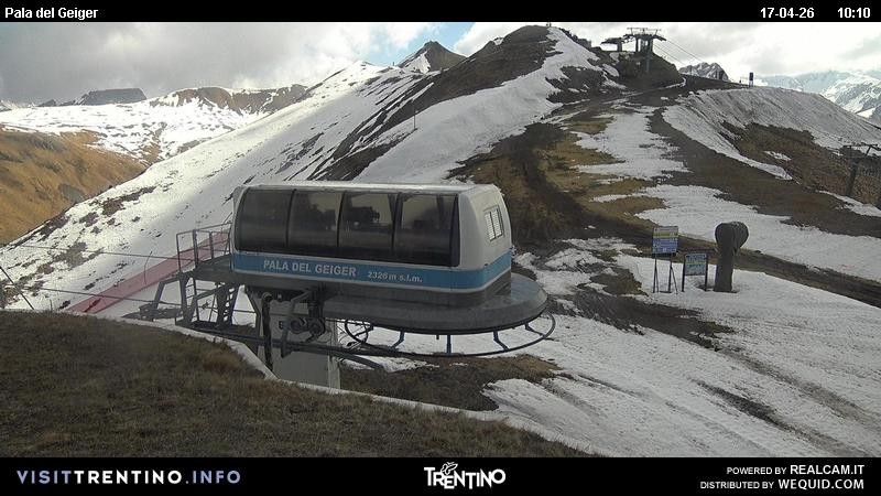 Archiv Foto Webcam Pala del Geiger