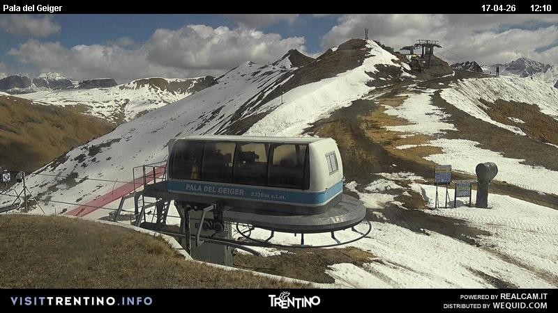 Archiv Foto Webcam Pala del Geiger