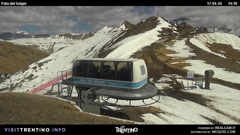 Archiv Foto Webcam Pala del Geiger
