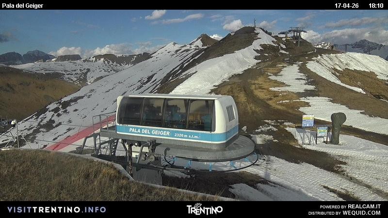 Archiv Foto Webcam Pala del Geiger