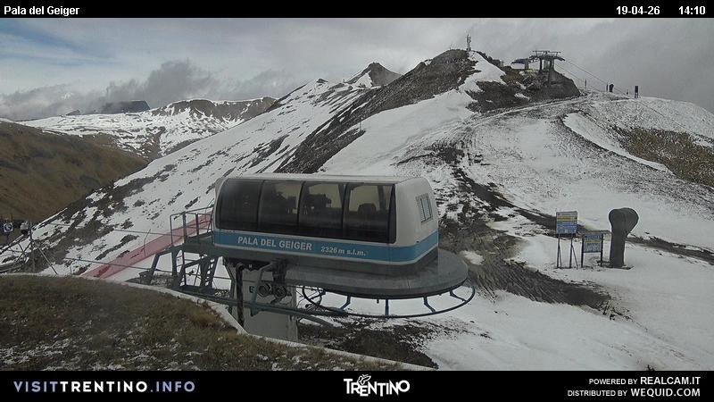 Archiv Foto Webcam Pala del Geiger