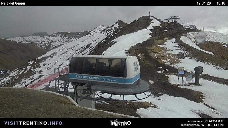 Archiv Foto Webcam Pala del Geiger