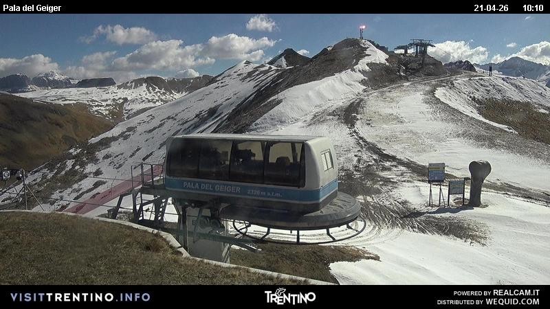 Archiv Foto Webcam Pala del Geiger