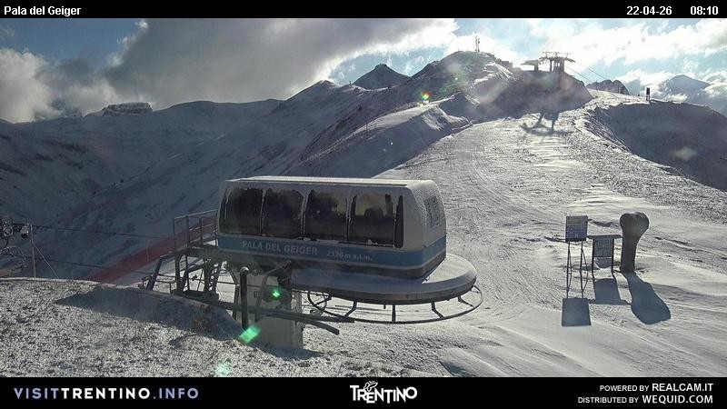 Archiv Foto Webcam Pala del Geiger