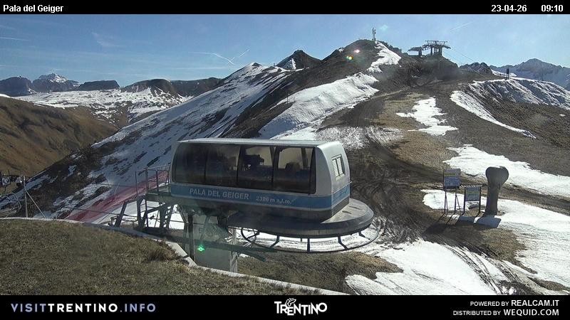 Archiv Foto Webcam Pala del Geiger