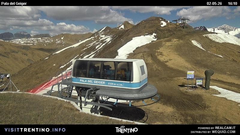 Archived image Webcam Pozza di Fassa - Pala del Geiger