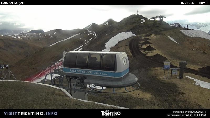 Archived image Webcam Pozza di Fassa - Pala del Geiger