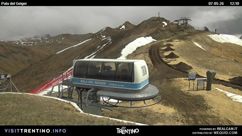 Archived image Webcam Pozza di Fassa - Pala del Geiger