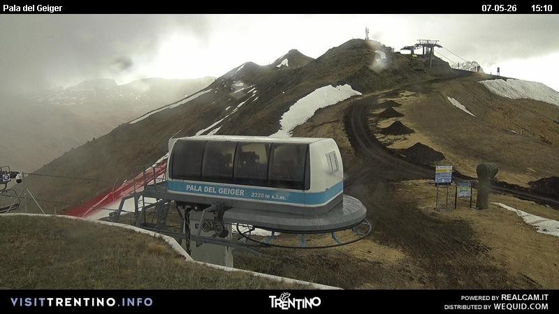 Archived image Webcam Pozza di Fassa - Pala del Geiger