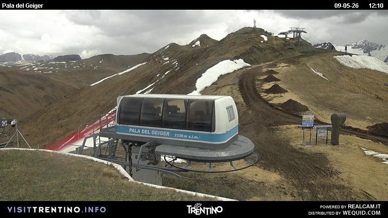 Archiv Foto Webcam Pala del Geiger