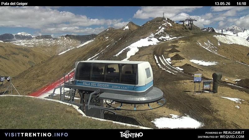 Archived image Webcam Pozza di Fassa - Pala del Geiger