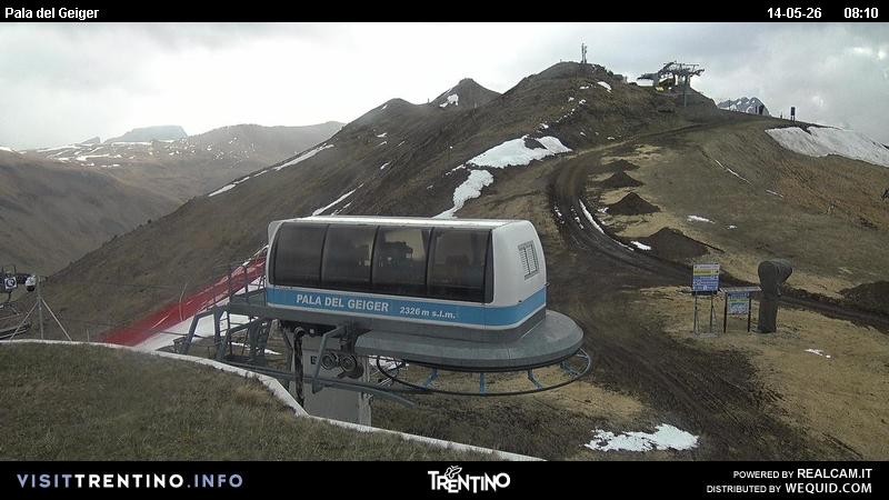 Archiv Foto Webcam Pala del Geiger