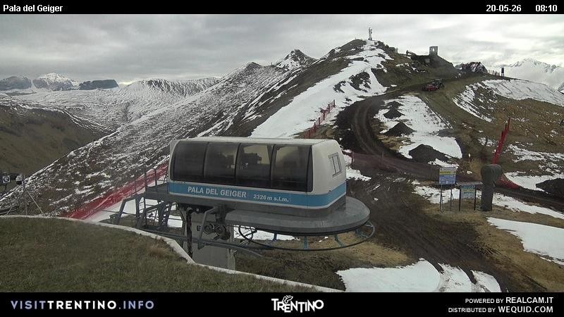 Archiv Foto Webcam Pala del Geiger