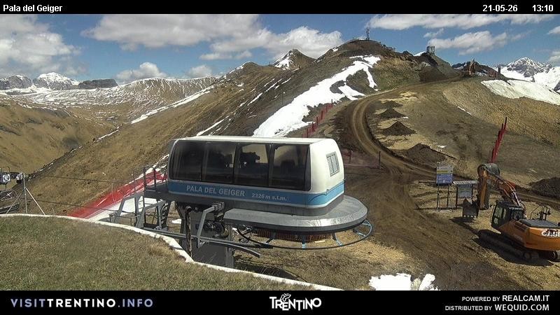 Archived image Webcam Pozza di Fassa - Pala del Geiger