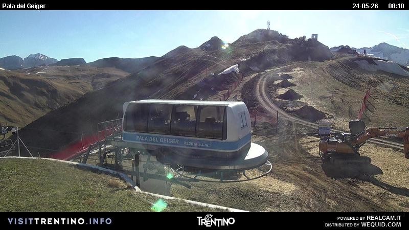 Archived image Webcam Pozza di Fassa - Pala del Geiger