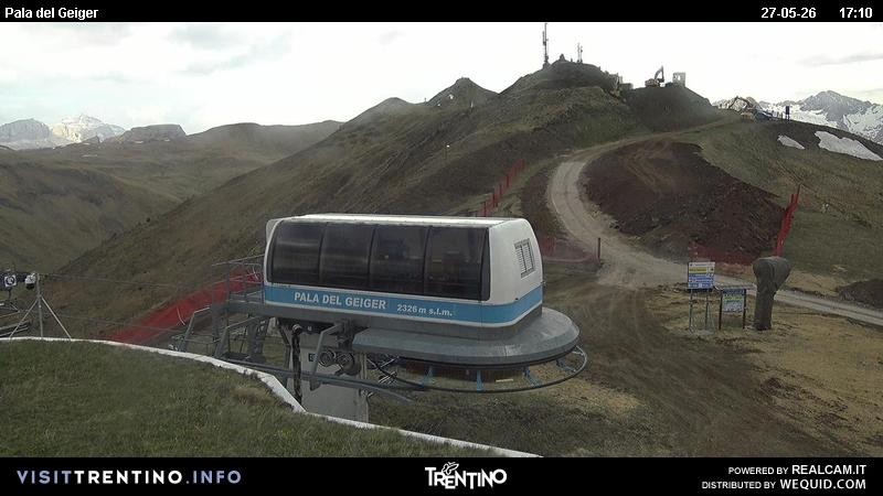 Archived image Webcam Pozza di Fassa - Pala del Geiger