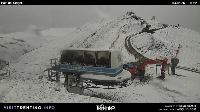 Archived image Webcam Pozza di Fassa - Pala del Geiger