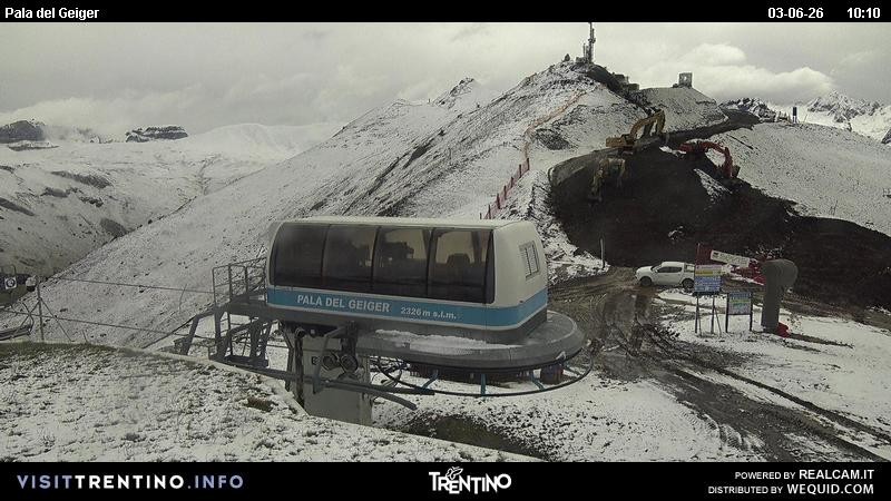 Archived image Webcam Pozza di Fassa - Pala del Geiger