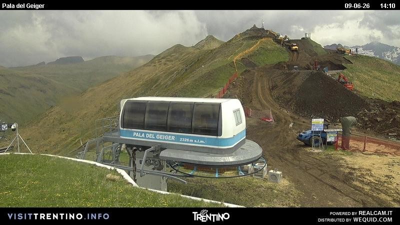 Archiv Foto Webcam Pala del Geiger