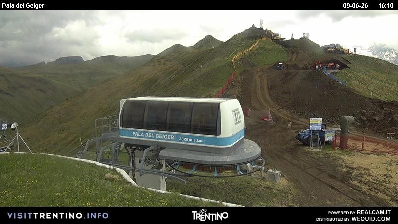 Archiv Foto Webcam Pala del Geiger