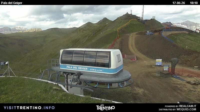 Archiv Foto Webcam Pala del Geiger