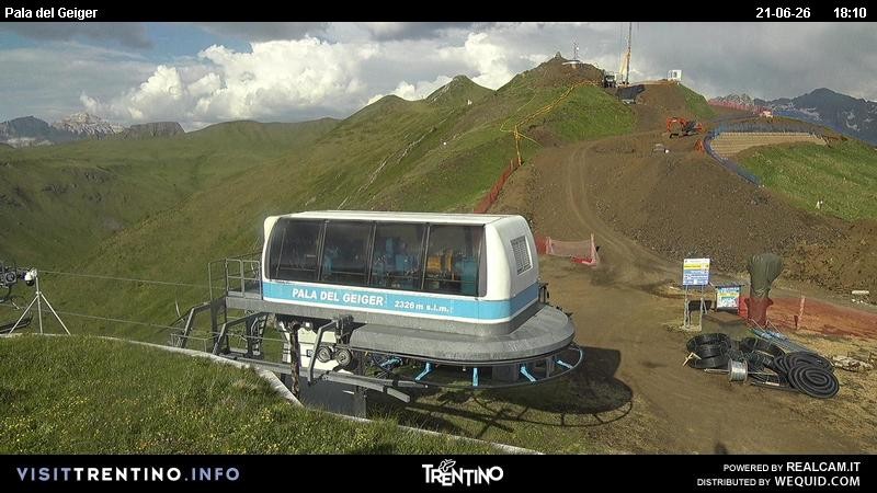 Archiv Foto Webcam Pala del Geiger