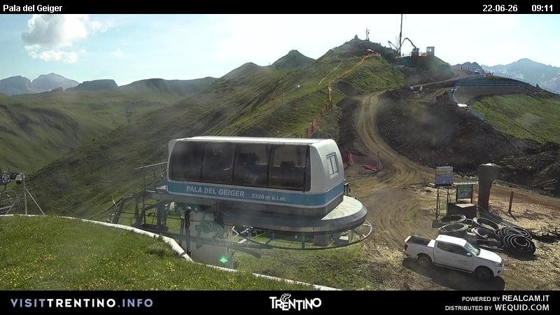Archiv Foto Webcam Pala del Geiger