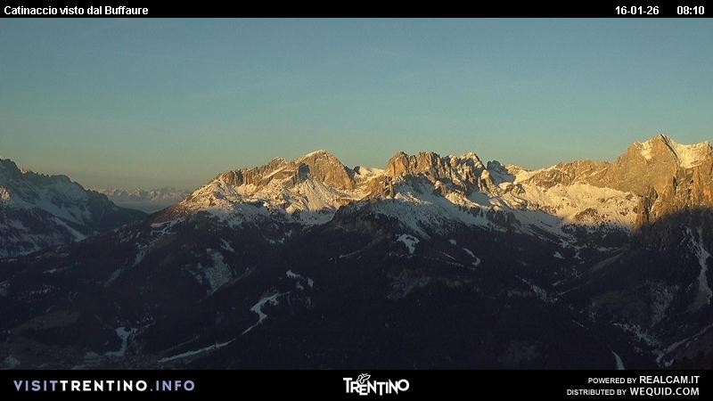 Archiv Foto Webcam Fassatal Rosengartengruppe