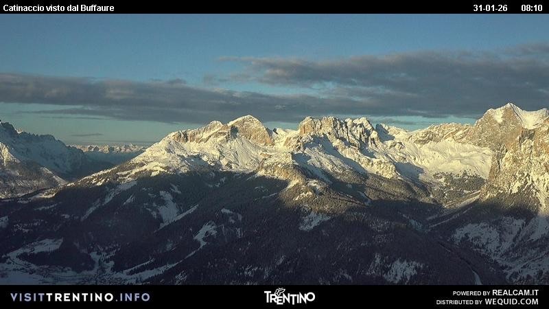 Archiv Foto Webcam Fassatal Rosengartengruppe