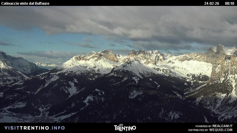 Archiv Foto Webcam Fassatal Rosengartengruppe