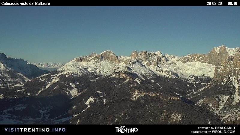 Archiv Foto Webcam Fassatal Rosengartengruppe