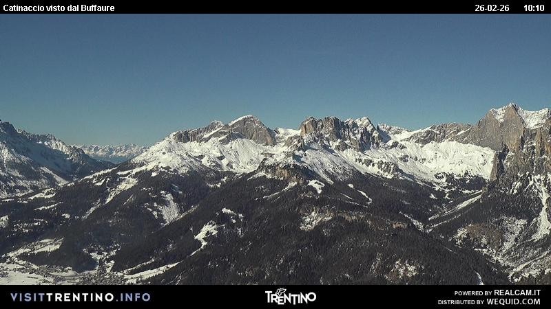 Archiv Foto Webcam Fassatal Rosengartengruppe