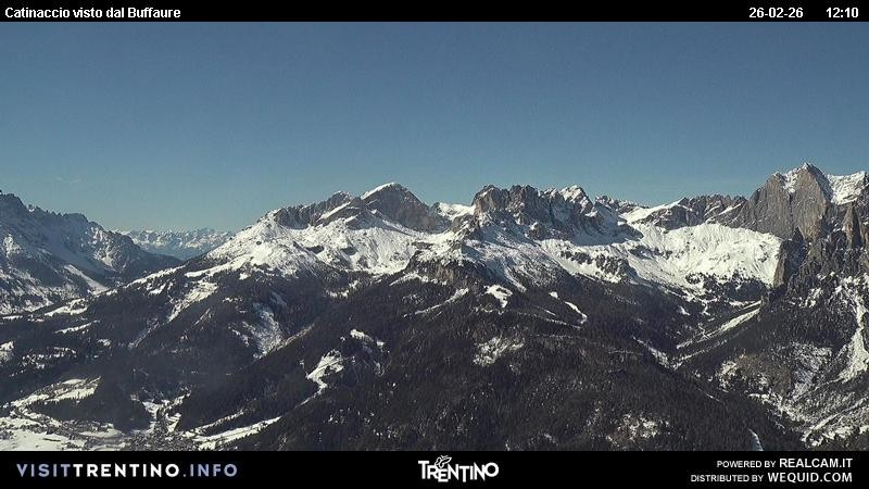 Archived image Webcam Buffaure - Gruppo del Catinaccio