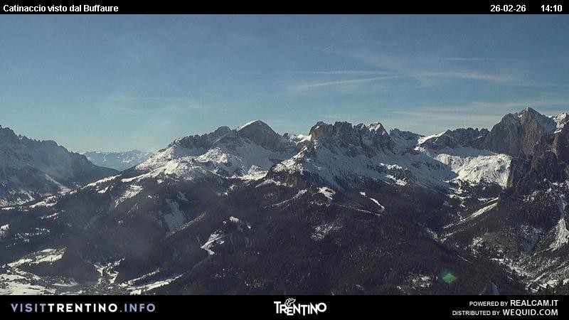 Archived image Webcam Buffaure - Gruppo del Catinaccio