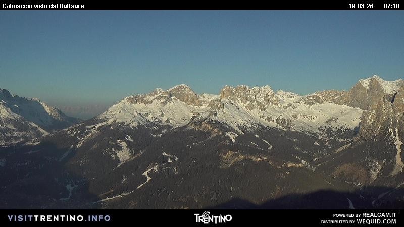 Archiv Foto Webcam Fassatal Rosengartengruppe