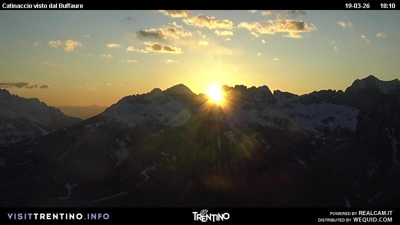 Archiv Foto Webcam Fassatal Rosengartengruppe