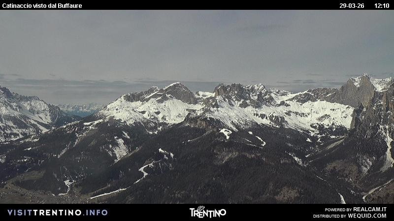 Archiv Foto Webcam Fassatal Rosengartengruppe