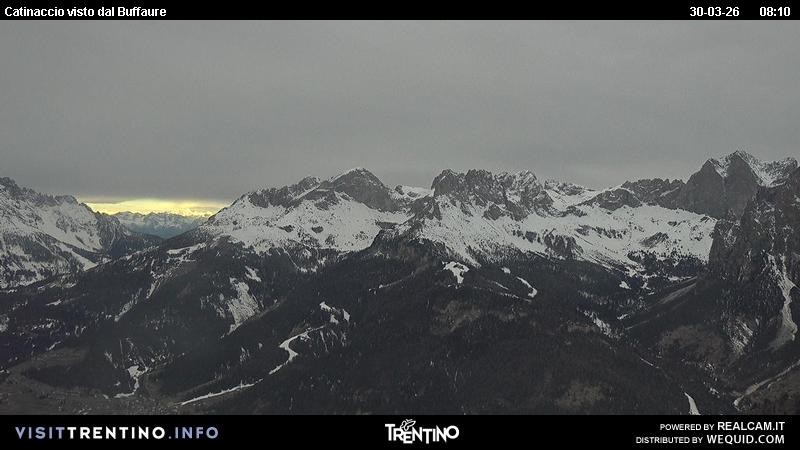 Archiv Foto Webcam Fassatal Rosengartengruppe