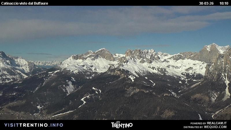 Archiv Foto Webcam Fassatal Rosengartengruppe