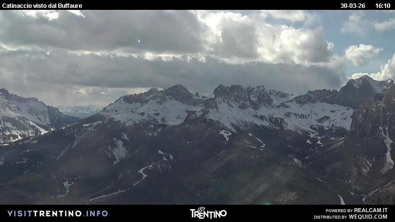 Archiv Foto Webcam Fassatal Rosengartengruppe