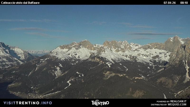 Archiv Foto Webcam Fassatal Rosengartengruppe