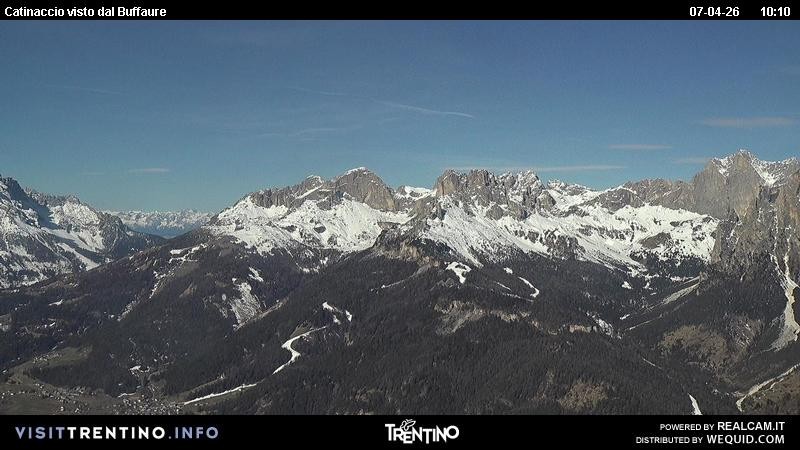 Archiv Foto Webcam Fassatal Rosengartengruppe