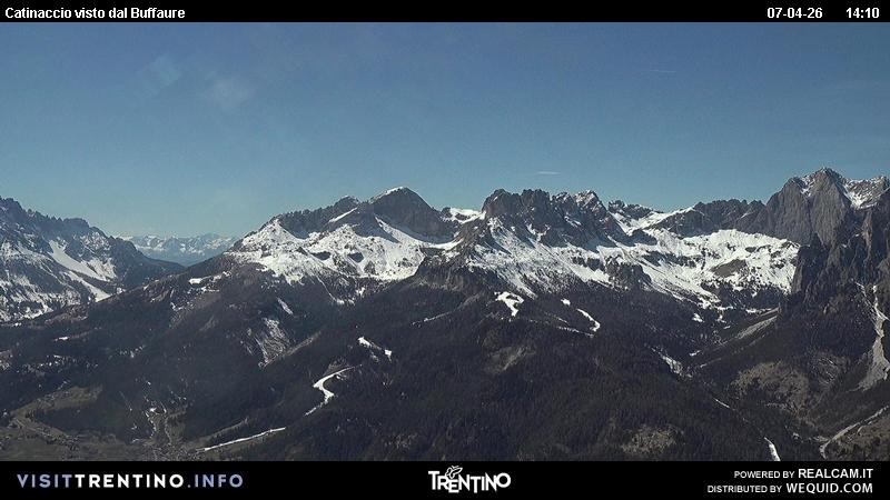 Archiv Foto Webcam Fassatal Rosengartengruppe