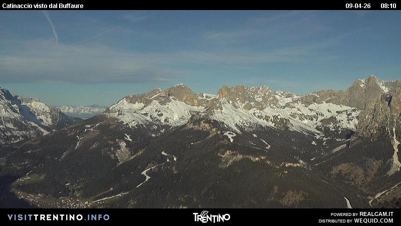 Archiv Foto Webcam Fassatal Rosengartengruppe