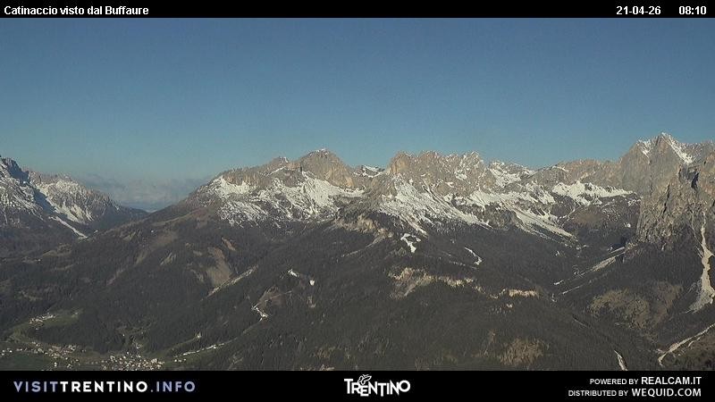 Archiv Foto Webcam Fassatal Rosengartengruppe