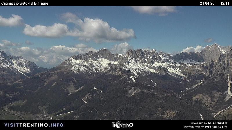 Archiv Foto Webcam Fassatal Rosengartengruppe