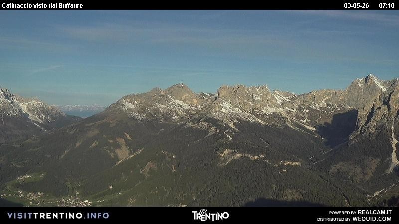 Archived image Webcam Buffaure - Gruppo del Catinaccio