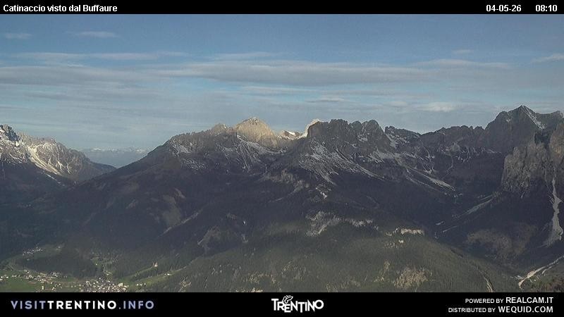 Archiv Foto Webcam Fassatal Rosengartengruppe