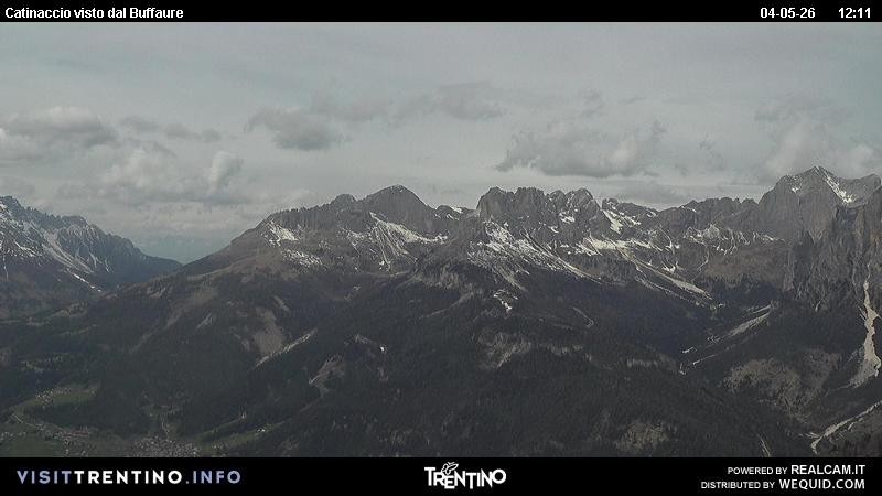 Archiv Foto Webcam Fassatal Rosengartengruppe