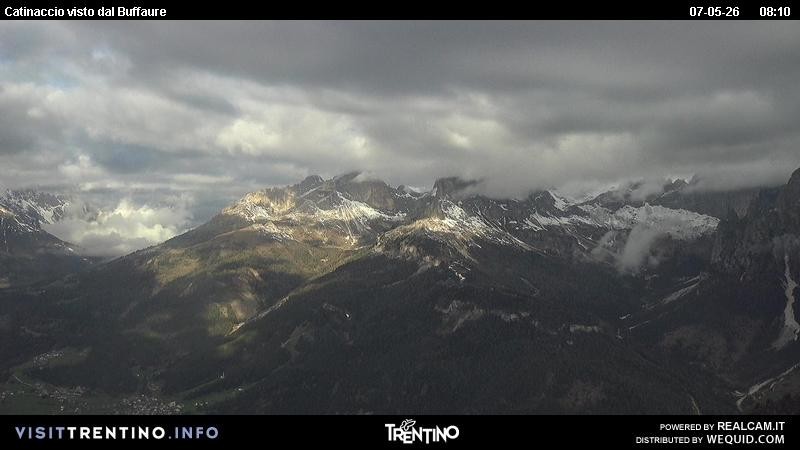 Archiv Foto Webcam Fassatal Rosengartengruppe